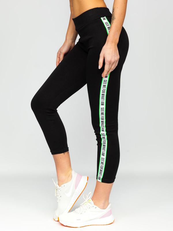 Čierne dámske legíny Bolf TS217