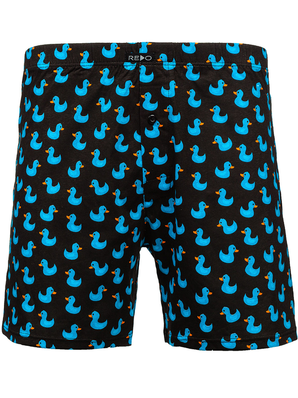 Modré pánske bavlnené boxerky Bolf 1BB151